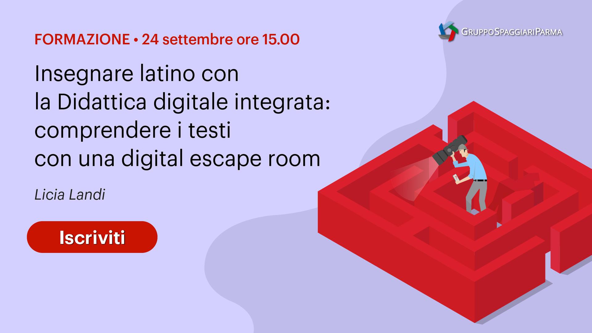 Insegnare latino con la Didattica digitale integrata: comprendere i testi con una digital escape room